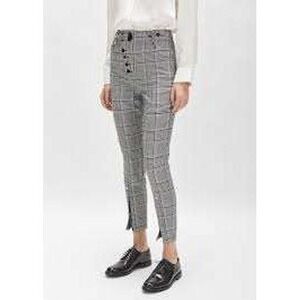 Halara NEW High Waisted Plaid Pants Career Academia Preppy Trousers Office